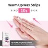 Beauty7 Eyebrow Wax Strips Kit Facial Wax Strips Hair Removal Eyebrow Shaper at Home Waxing 24 Strips 4 Calming Oil Wipes for Sensitive All Skin Types Women (2 Set of Eyebrow Wax Strips)