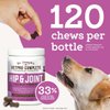VetPro Dog Hip and Joint Supplement - Pain and Inflammation Relief Chews with Glucosamine, Chondroitin, MSM, Turmeric, Vitamin C, Omega 3 - Treats Hip Dysplasia, Arthritis - Dogs Chewable Supplements