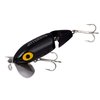 Arbogast Jitterbug Topwater Bass Fishing Lure - Excellent for Night Fishing, Black, G670 Jointed (3 1/2 in, 5/8 oz)