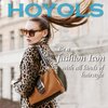 HOYOLS Soft Seamless Hair Ties, Dark Brown Stretch Cotton Hair Bands Ponytail Holder for Women Thick Hair, No Slip No Damage No Pull Scrunchies Headbands 100 Pcs (Espresso)