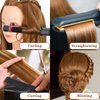 ZOMOI Mannequin Head with 80% Real Human Hair 26''-28"Cosmetology Mannequin Doll Head to Practice Hair Styles Hairdresser Practice Braiding Head(27# Light Brown)