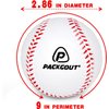 PACKGOUT Soft Baseballs Foam Baseballs for Kids, Practice Training Softball Tballs Balls, Safty Baseballs for Batting Tees, for Foam Ball Gloves Mitts Bats Nets Bags