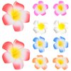 10PCS 2.76'' Plumeria Flower Hair Clip Hawaiian Hair Barrettes for Women Girl Foam Artificial Tropical Flower Hairpin Hair Accessories for Bridal Wedding Party Beach Tropical Vacation Hair Decorations