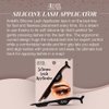 Ardell Silicone Lash Applicator Tool, Eyelash Tweezers for Lash Cluster, Strip Lashes Application, Soft Grip & Durable Design, Black