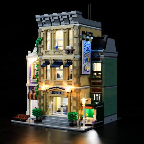 Lightailing Light Set for (Creator Expert Police Station Building Blocks Model - Led Light kit Compatible with Lego 10278 (NOT Included The Model)