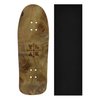 Wooden Fingerboard Carlsbad Cruiser Deck, The Graham Cracker - 34mm x 100mm - Handmade, Pro Shape & Size - Five Plies Wood Veneer - Includes Prolific Foam Tape - Teak Tuning