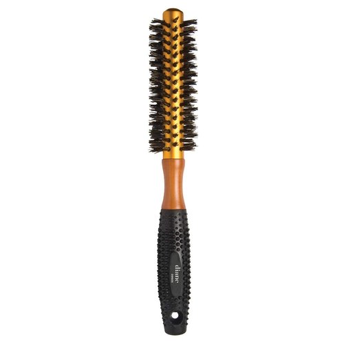 Diane 6-Row Comfort Grip Reinforced Boar Bristle with Aluminum Barrel Round Brush