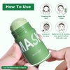 MISS OCEAN Green Tea Deep Cleanse Mask for Face,Blackhead Remover Face Mask,Poreless Deep Cleanse Mask Stick for Purifying,Moisturizing,Oil Control Reduce for Women and Men,2PCS