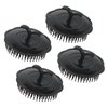 Segbeauty Mens Shampoo Brush, 4pcs Scalp Massage Brushes, Massage Hair Brush Floriated Shower Comb for Deep Cleaning Hair Men's Hand Brush Plastic Growth Beard Brush Pet Grooming Round Palm Brush