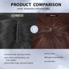 LOSMOEER Red Wig with Bangs Short Wavy Wigs for Women Shoulder Length Curly Bob Wigs Heat Resistant Synthetic Wigs for Halloween Cosplay Daily Party Use