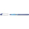 Schneider Slider Basic XB (Extra Broad) Ballpoint Pen, 1.4 mm, Transparent Barrel, Blue Ink, Box of 10 Pens (151203)
