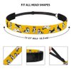 WIRESTER Set of 3 Elastic Fashion Headbands, Adjustable Hair Bands, Cute Non-Slip Hair Accessories for Women Girls - English Bulldog, German Shepherd Dog, Siberian Husky Funny Playful Postures