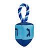 Rite Lite Dreidel Dog Toy - Chewdaica Oxford Material Hanukkah Gifts for Dog Owners, Judaica Jewish Holiday Party Favors Chanukah Accessories Décor