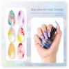BURANO Nail Blooming Gel – UV LED Clear Blooming Gel Nail Polish for Spreading Effect 15ml 0.5 Floz with Nail Brush (clear)
