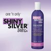 One 'n Only Shiny Silver Ultra Color-Enhancing Conditioner, Restores Shiny Brightness to White, Grey, Bleached, Frosted, or Blonde-Tinted Hair, Protects Hair Color - 12 Fl. Oz