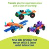 POPULAR PLAYTHINGS Playstix Starter Set Construction Toy Building Blocks 80 Piece Kit