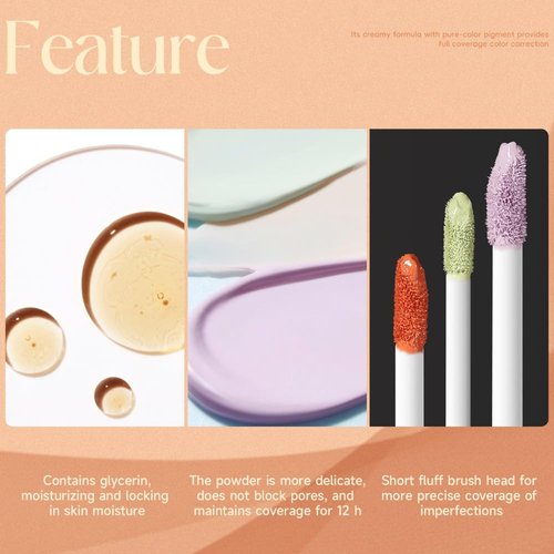 Face Concealer Foundation Color Corrector(yellow)