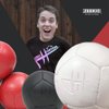 Zeekio Juggling Balls Josh Horton Pro Series - [Set of 3] 12-Panel, Synthetic Leather with Millet Filled, with Plastic Beans, (White)