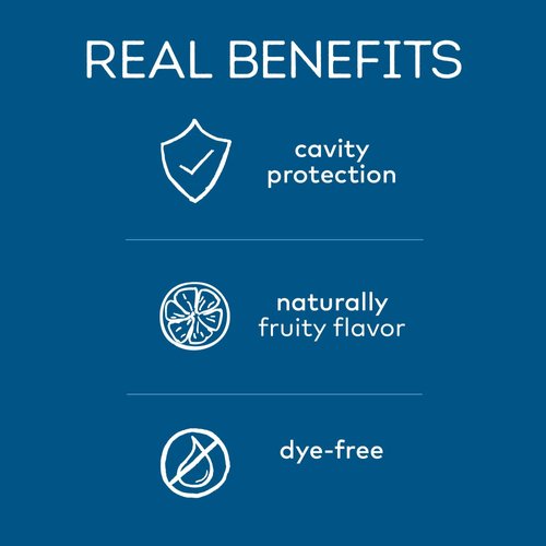 Tom's of Maine ADA Approved Wicked Cool! Fluoride Children's Toothpaste, Natural Toothpaste, Dye Free, No Artificial Preservatives, Mild Mint, 4.2 oz. 3-Pack (Packaging May Vary)