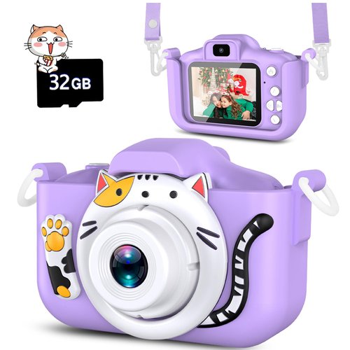 Kids Camera for Girls Boys Christmas Birthday Festival Gift for Kids,Digital Camera for Toddlers Toys for 3 4 5 6 7 8 9 10 11 12 Year Old
