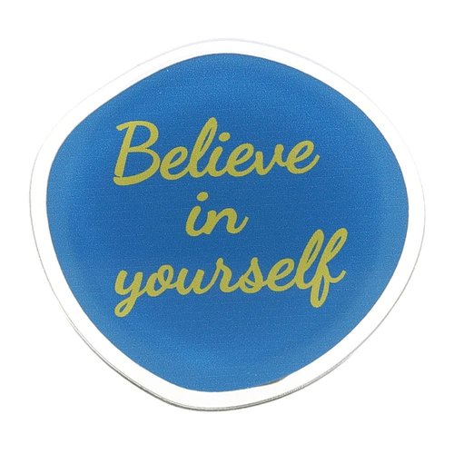 ONLYOU GRIPTOK Phone Grip Korean Griptock English Letters Logo Design Cute Simple Phone Stand Drop Prevention Just Stick On Custom Pair Matching Women Girls (Blue)