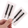 Uonlytech Hair Clips, 1 Set 2 Pairs Rhinestone Hair Barrette Pins Clear Crystal Hair Bobby Pin Accessories for Women - Black, Size 6x0.7cm, 4 Pieces