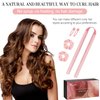 HRYYDS Upgraded Curler with Gift Box - Velvet Headband for Heatless Sleep-in Curls, No Smell, For Long and Medium Hair (Pink)