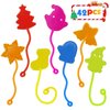 Christmas Sticky Hands Bulk 42PCS Christmas Party Favors for Kids Stretchy Christmas Sticky Hand Toy Goodie Bag Stuffers Christmas Stocking Stuffers Kids Party Supplies Christmas Toys Classroom Prizes