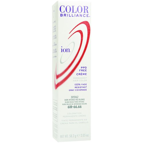 Ion Permanent Creme Hair Color - Intense Red Blonde 6IR