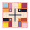 Galison Frank Lloyd Wright Textile – 4 200-Piece Puzzles Block Set with Iconic Geometric Illustrations for Coffee Table Amusement and Décor