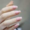 FZANEST Gel Nail Polish 15ml,Jelly Sheer Clear Natural Nude Pink Gel Polish Varnish Nail Art Manicure Soak Off LED UV(Milky Nude) #330