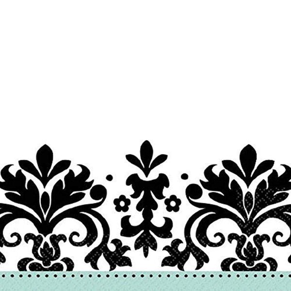 Amscan Always & Forever Beverage Napkins , Wedding and Engagement Party