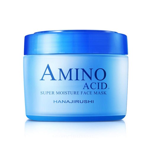 Hanajirushi Amino Acid & Moisturizing Face Mask | Sleeping Mask | Hydrating and Moisturizing | All Skin Types (Facial Mask)
