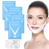 5PCS Bloskin Double Chin Mask Reusable,Bloskin Lifting Face Mask,Bloskin Double Chin Mask, Bloskin Lift,V Line Lifting Mask for All Skin Types,V Shape Face Lift Mask for Lifting and Firming the Face