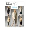 BUTTERICK PATTERNS B5899 Women's Jacket/Top/Dress/Skirt and Pants Sewing Patterns, Sizes 18W-20W-22W-24W