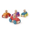 3 Piece Tegu Magnetic Racer Building Block Set, Poppy