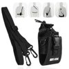 Universal Walkie Talkie Nylon Belt Case Bag with Adjustable Shoulder Strap Two Way Radio Holder Holster Case MSC-20A for Kenwood/Motorola/ HYT Two-Way Radio