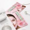 Hydrogel Collagen Sheet Mask with Rose Petal, Instant Brightening Hydrating Face Mask Sheet Mask for Firming, Elasticity Improvement 12-Pack