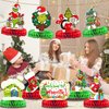 9pcs Christmas Table Decorations,Christmas Honeycomb Centerpieces Whoville Christmas Decorations Christmas Birthday Party Decorations Christmas Party Supplies Christmas Decor