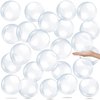 Yinder 24 Pieces Inflatable Beach Ball 6 Inches Mini Beach Balls for Halloween Theme Party DIY Ball for Swimming Pool Theme Party Decorations Favors Supplies(Clear)