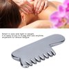 Dioche Massage Comb Terahertz Massage Lightweight Portable Shaving V Face Beauty Comb Gua Sha Facial Tool