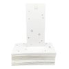 UUYYEO 100 Pcs Hair Clip Display Cards Hair Bow Holder Cards Rectangular Paper Cardboard for Hair Accessories Display and Organizing