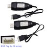 Blomiky 2 Pack 11.1V 1.5A USB Charger Cable Suitable for RC Car Boat Airplane Drone Airsoft 11.1V 3S 3 Cell Lipo Battery / 11.1V USB New 2