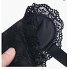 Soft Lace Eye Mask Party Ribbon Accessories, Eye Mask Comfortable Sleep Mask Can Be Adjusted to Shading Eyes, Travel, Meditation (Black)