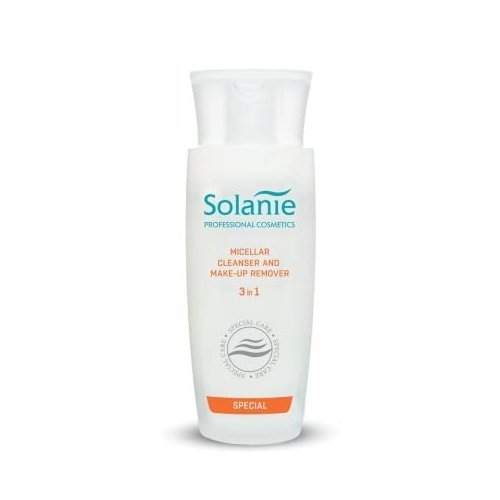 Solanie - Micellar Face Cleanser - 150ml - Gentle Makeup Remover - Cleansing, Softening, and Moisturizing Formula, Suitable for Sensitive Skin