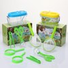 Halloscume 2 Sets Bug Catcher Kit Outdoor Toy Gift for Kids Outdoor Explorer Kit Kids Bug Catching Kit Insect Bug Habitat with Magnifying Glass, Tweezers, Bug Catcher and Net for Science Exploration