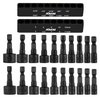 AMM 20PCS Power Nut Driver Set for Impact Drill, 1/4” Hex Head Drill Bit Set SAE and Metric, The best tool accessories