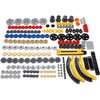 SEEMY 233PCS Gear Set for Technic Series Parts Compatible with Lego Technic Parts, DIY Gears Assortment Pack(Liftarm, Pins, Axles, Connectors) for Technic Building Blocks Set (Gear Set)