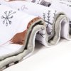HOMRITAR Baby Blanket for Boys Girls Soft Plush Minky Blanket with Double Layer Dotted Backing for Toddler with Forest Foxes Multicolor Printed 30 x 40 Inch(75x100cm)