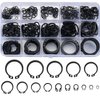 350 Pcs retaining rings, Snap Rings Assortment Kit, Circlips Snap External Retaining Rings, C Clips, External Circlip Snap External Retaining C-Clips Rings Set, 15 Sizes